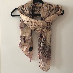 Harry Potter Marauder’s Map scarf.